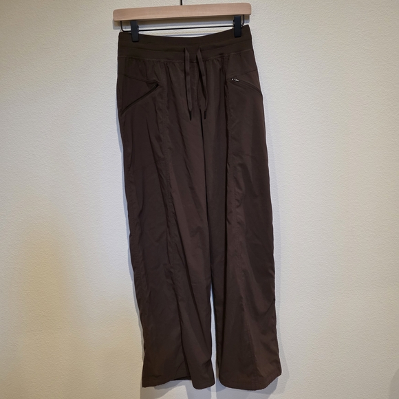 Prana Women's Brown Lightweight Wide Leg Pants - Picture 3 of 6